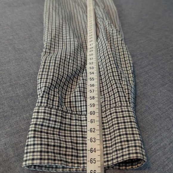 Vintage Ralph Lauren Black and White Check Shirt Button Down Men's - Size XL - Picture 12 of 15